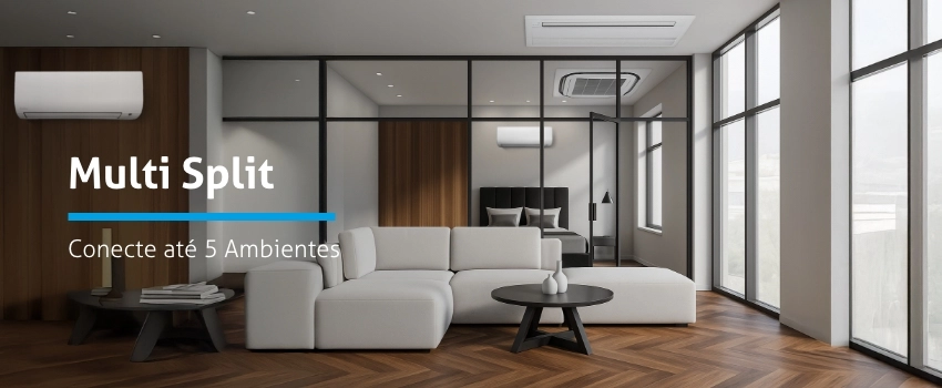 Climatize até 5 ambientes com a linha Multi Split Daikin!