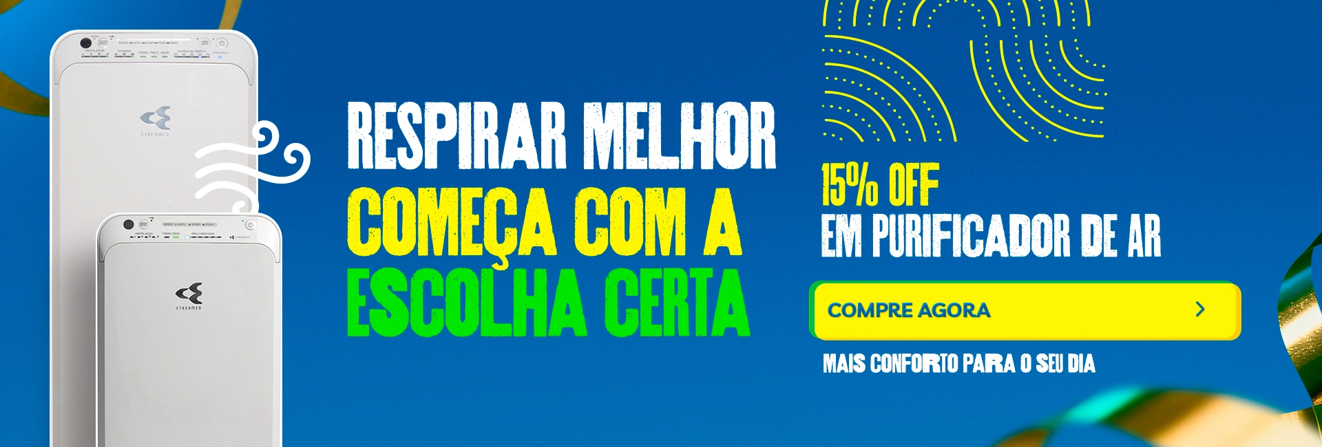 Daikin no Clima de Hexa com toda linha de Purificadores de Ar 15% OFF no Pix!