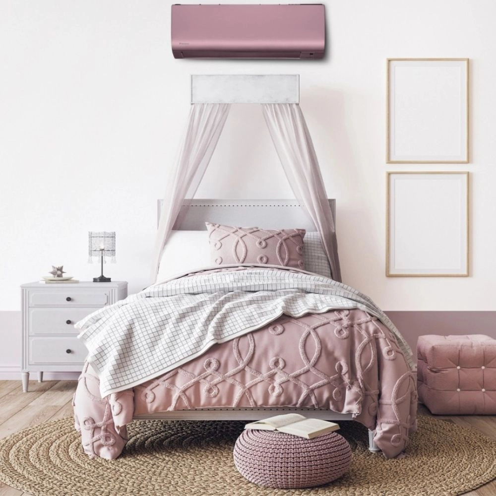 ar-condicionado-9000-btus-inverter-daikin-ecoswing-smart-gold-icolor-rosa-ambientada