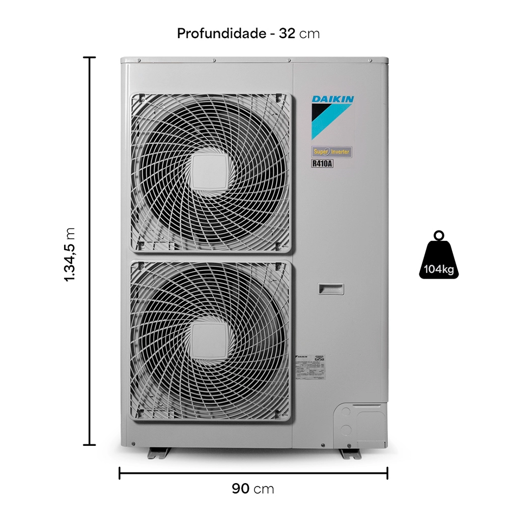 ar-condicionado-cassete-48000-btus-inverter-4-vias-daikin-sky-air-medidas-condensadora ar-condicionado-cassete-48000-btus-inverter-4-vias-daikin-sky-air-medidas-condensadora
