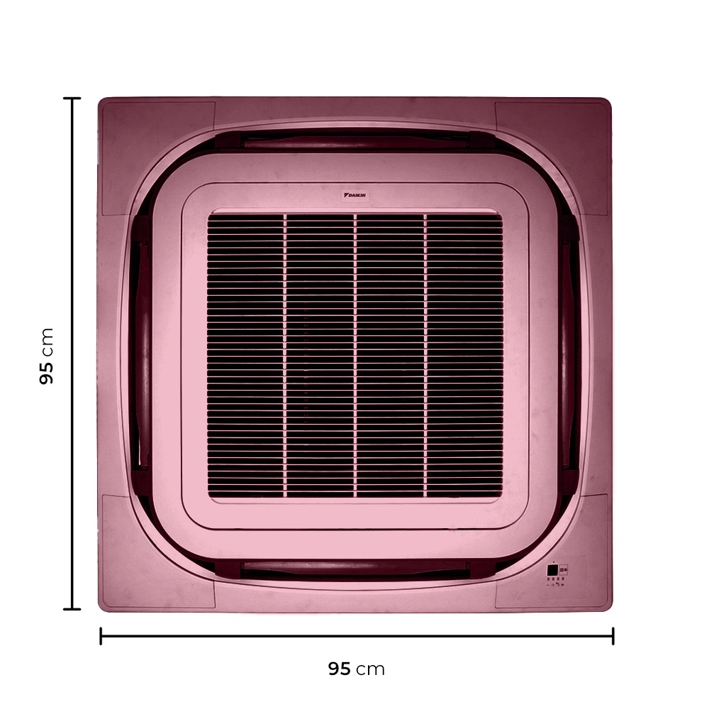 Painel para Cassete Inverter 4 Vias Daikin Sky Air Rosa