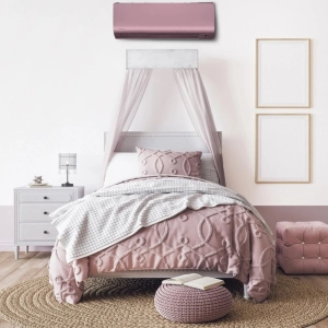 Ar Condicionado 12000 Btus Split Hi Wall Daikin Full Inverter Icolor Rosa Quente e Frio 220V