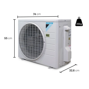 Ar Condicionado 18000 Btus Split Hi Wall Daikin Full Inverter Icolor Prata Quente e Frio 220V
