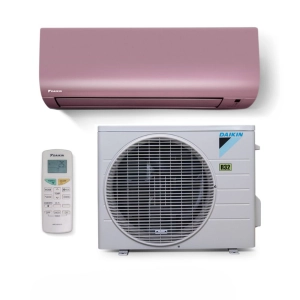 Ar Condicionado 9000 Btus Inverter Daikin Ecoswing Smart Gold Icolor Rosa Quente Frio 220V