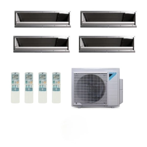 Ar Condicionado Daikin Multi Split Advance 4 Ambientes 34000 Btus Inverter com 3 Dutos 9000 e 1 de 18000 Quente Frio 220V